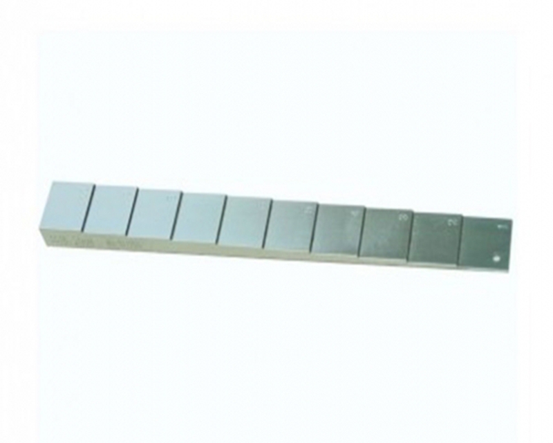 Thickness step test block