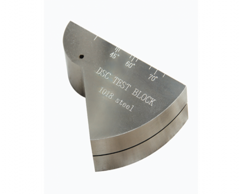 DSC type Distance and Sensitivity Calibration Block - ASME Standard Block AWS D1.1