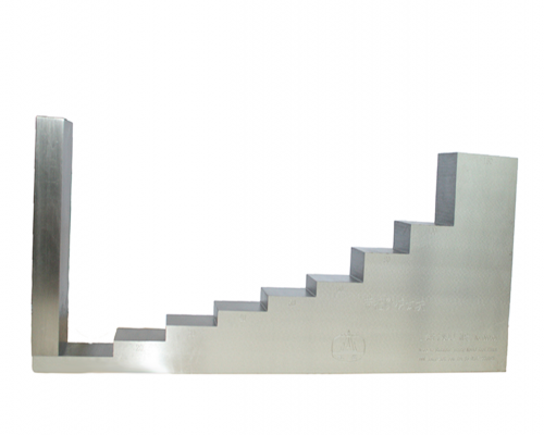 Railway standard strap step test block