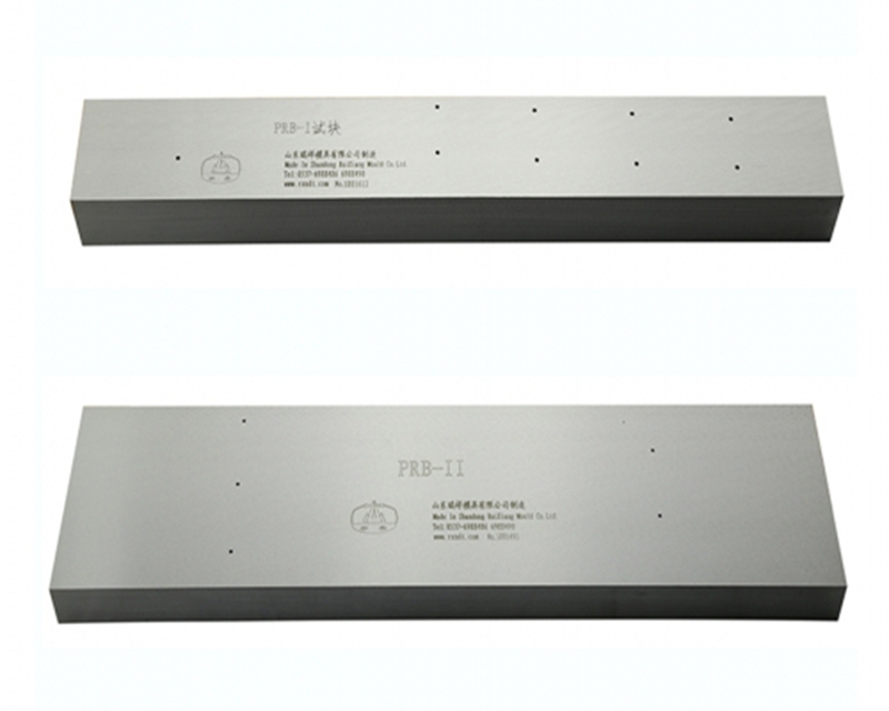 PRB-I, II, III, IV test blocks - Welded joint phased array test blocks