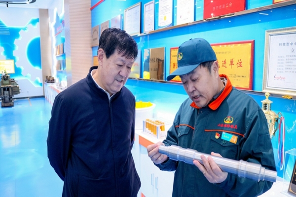 Jining City vice mayor Zhang Shengming to my company research